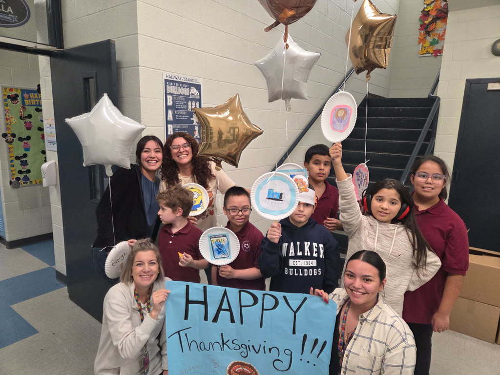 walker transitional students - happy thanksgiving