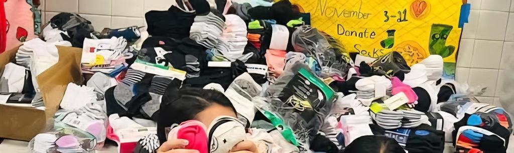 Walsh school food drive