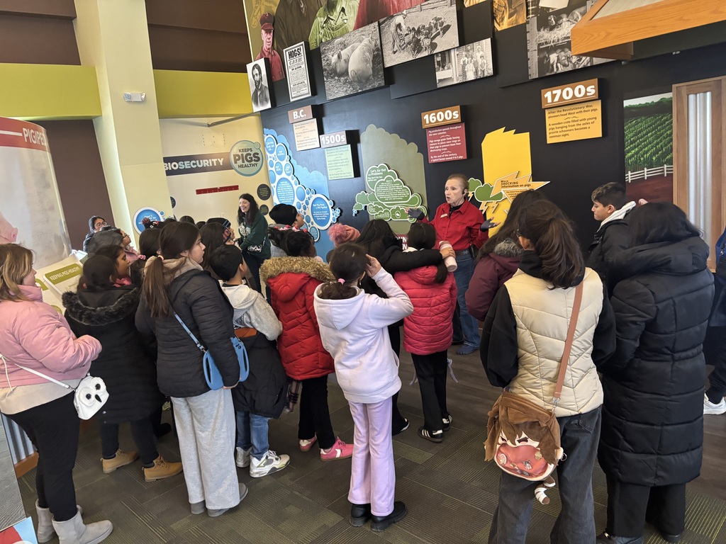 students on field trip