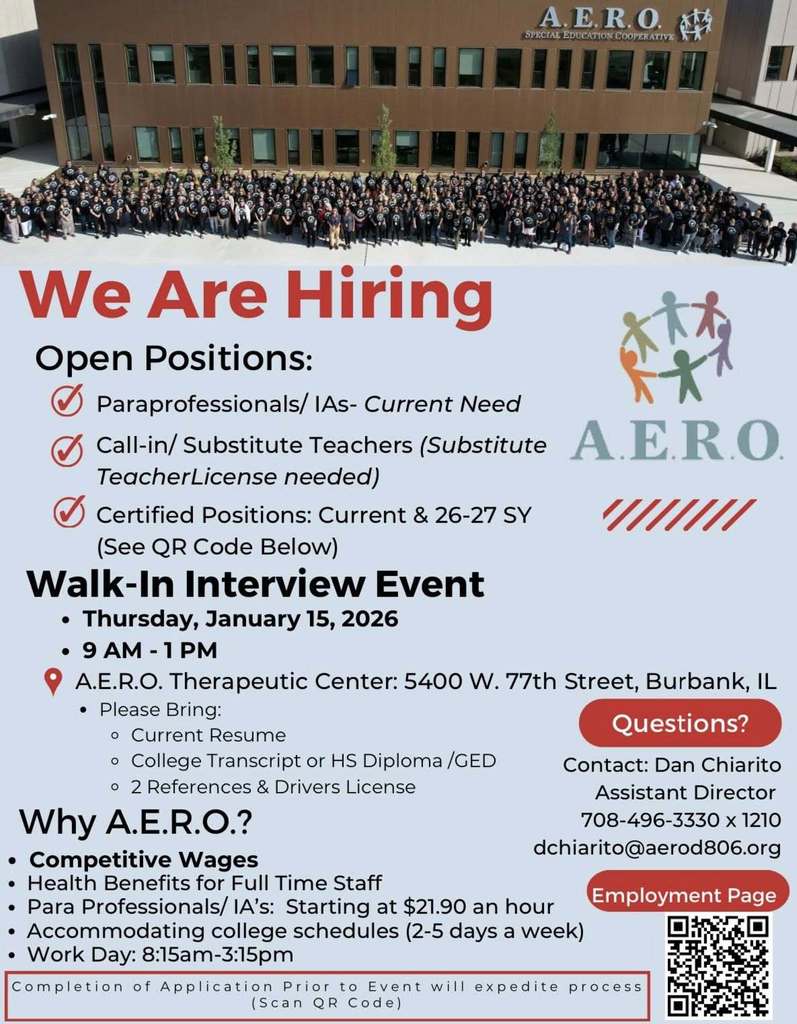 AERO Hiring Flyer