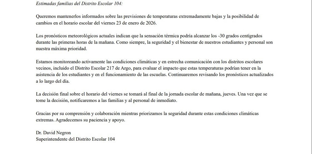 Potential eLearning Day Communication - Spanish