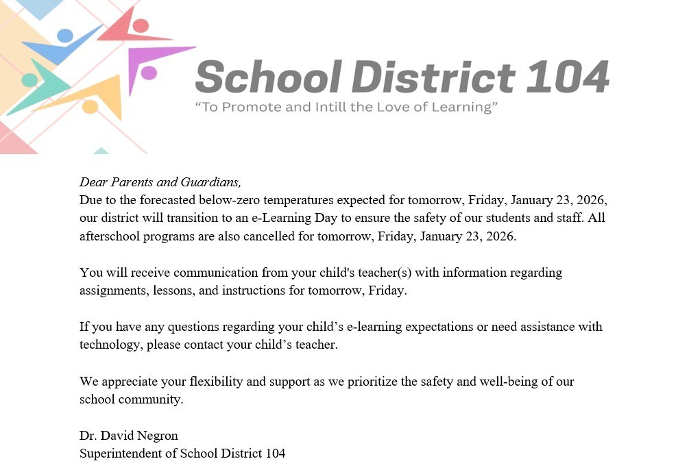 eLearning day message - January 23, 2026