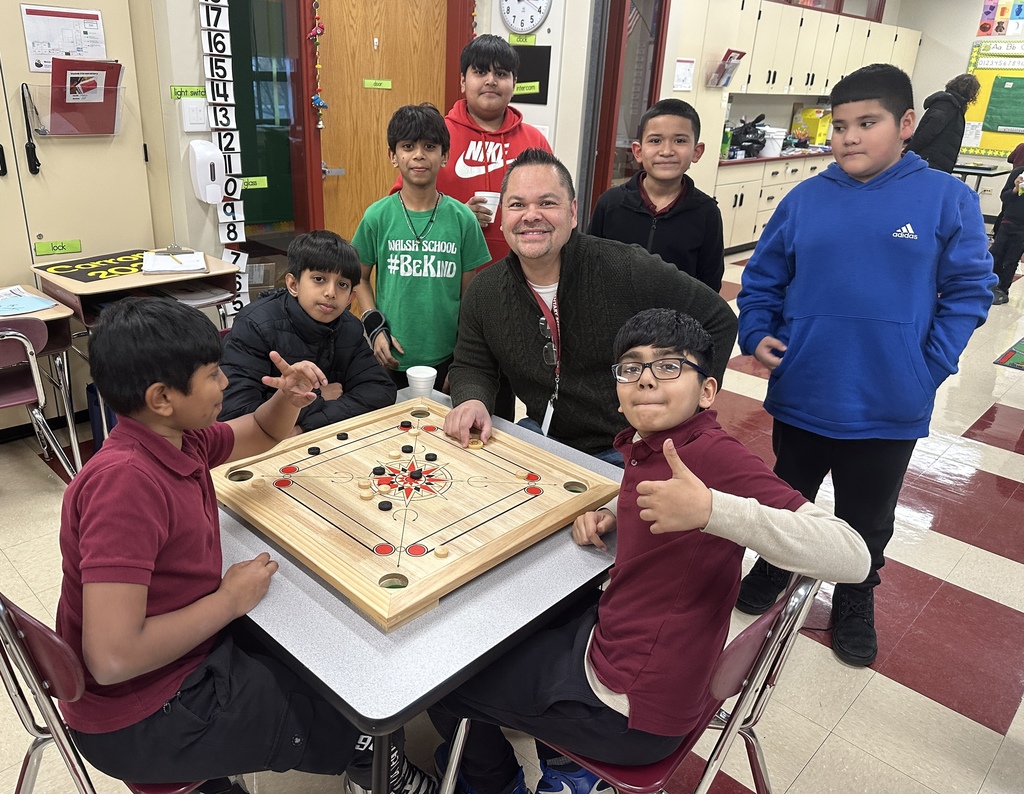 students playing a game