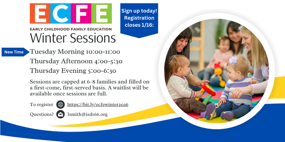 Winter ECFE - Three sessioins available