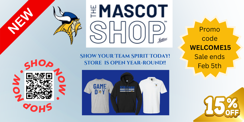 The Mascot Shop is now avaiable on the website.  15% off sale through February 5th