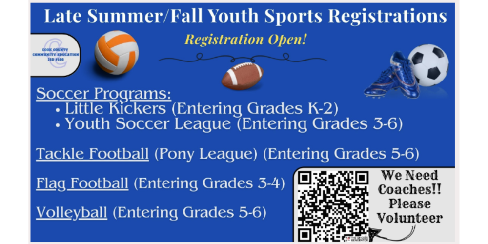 Late Summer/Fall Registrations
