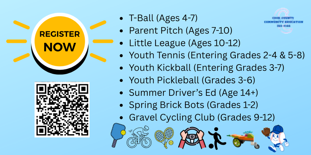 Spring 2026 Community Ed Registrations