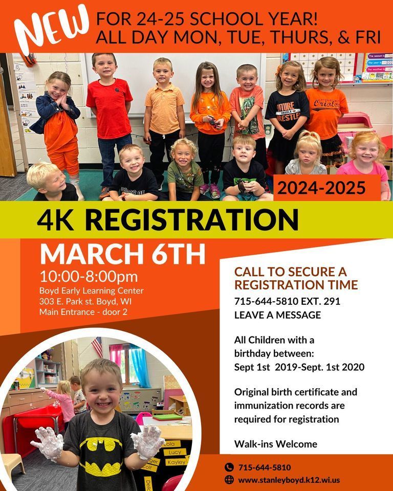 SBASD 4K registration Flyer