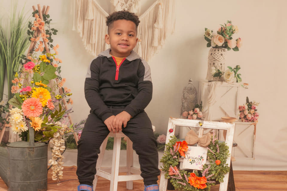 3K child spring picture