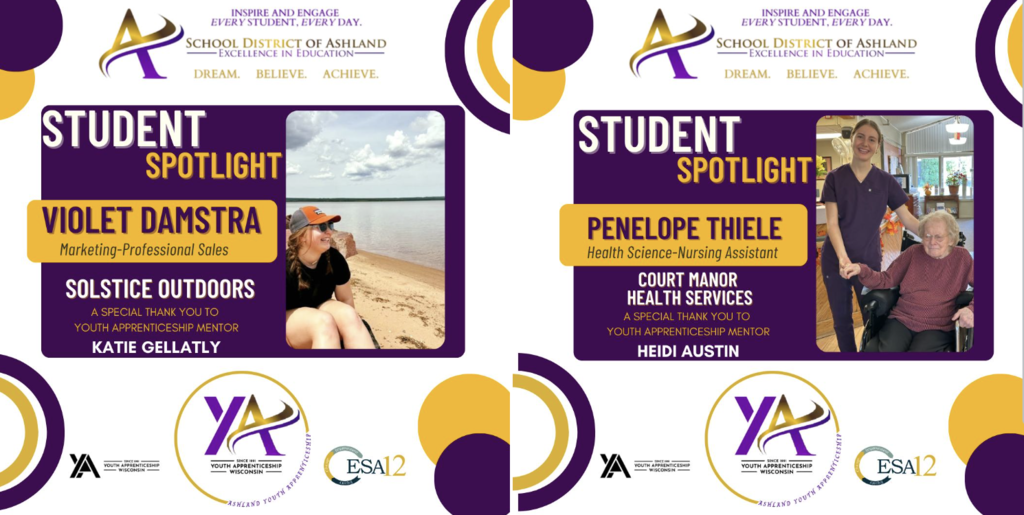 student spotlight violet damstra and penelope thiele
