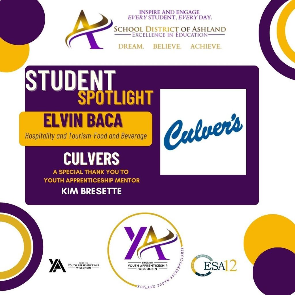 Elvin Baca and Culvers