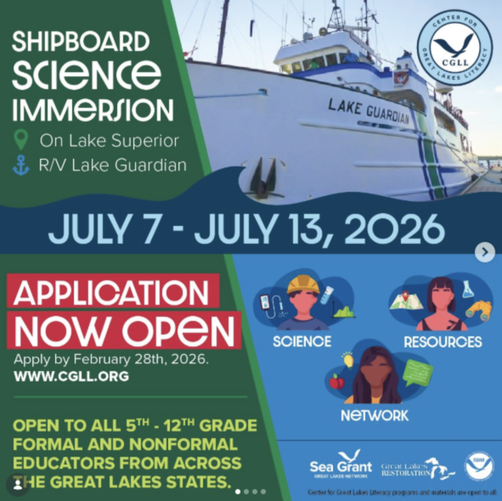 shipboard science immersion July 7-13 2026
