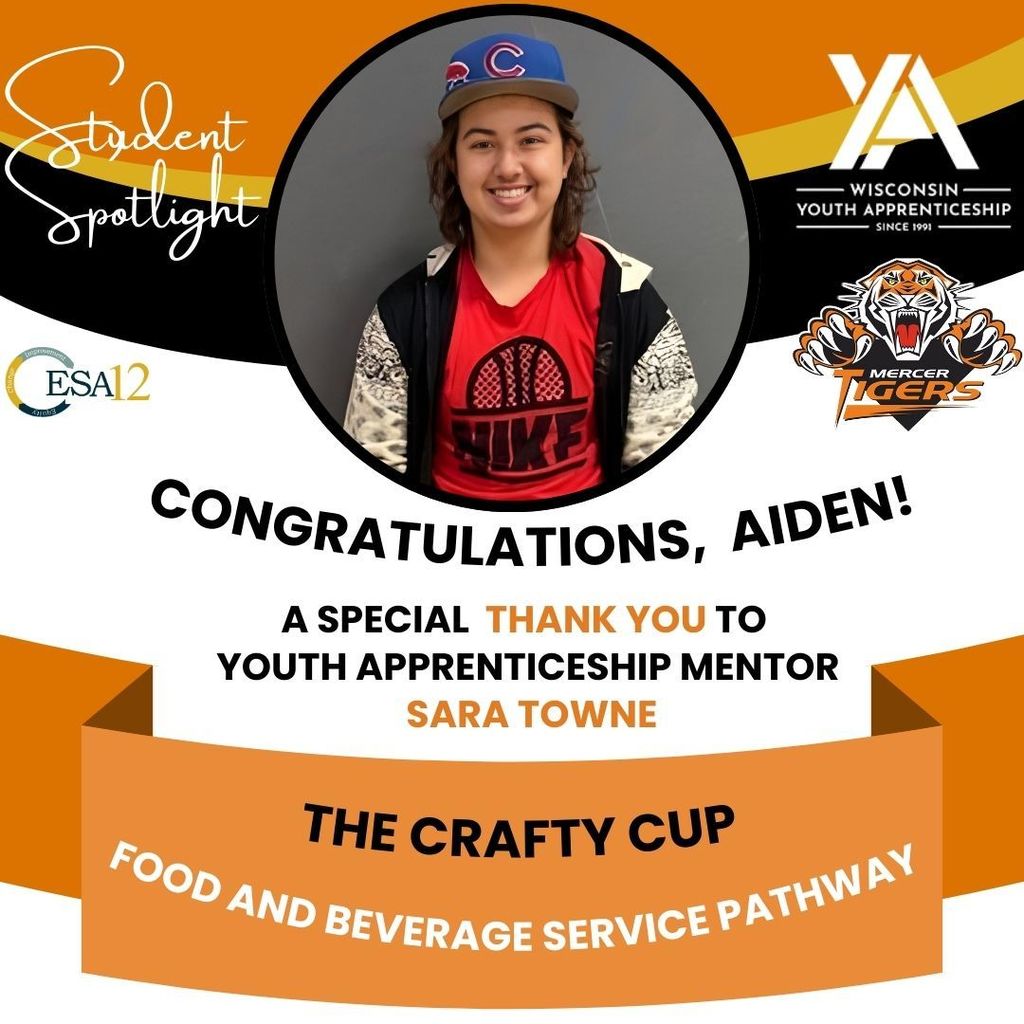 Aiden, mercer high school and the Crafty Cup
