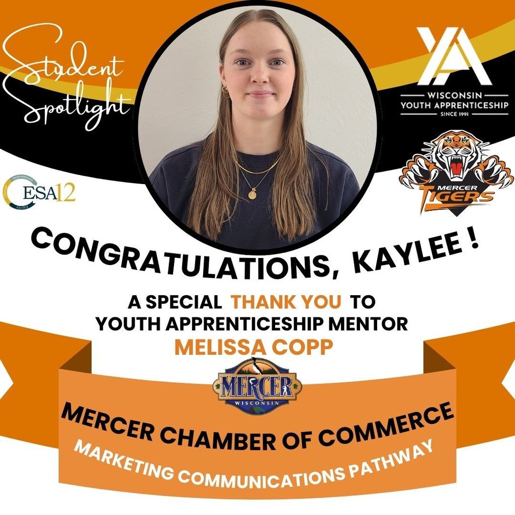 kaylee, mercer high school and Mercer chamber of commerce