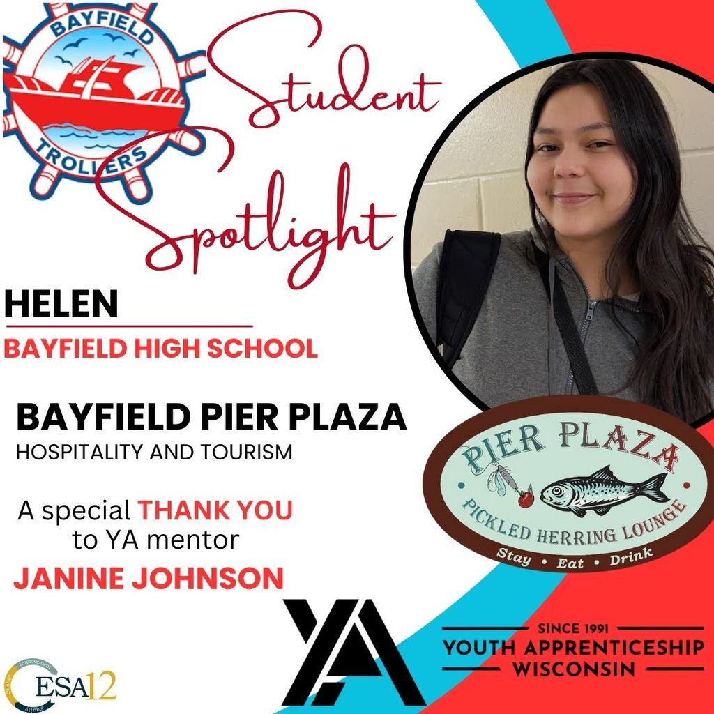 Helen from bayfield ant the bayfield pier plaza