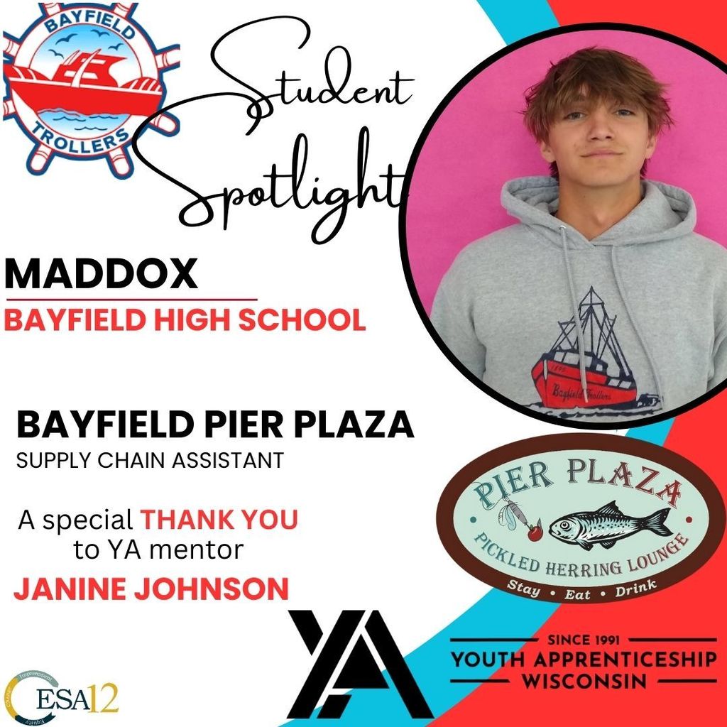 Maddox from bayfield and the bayfield pier plaza