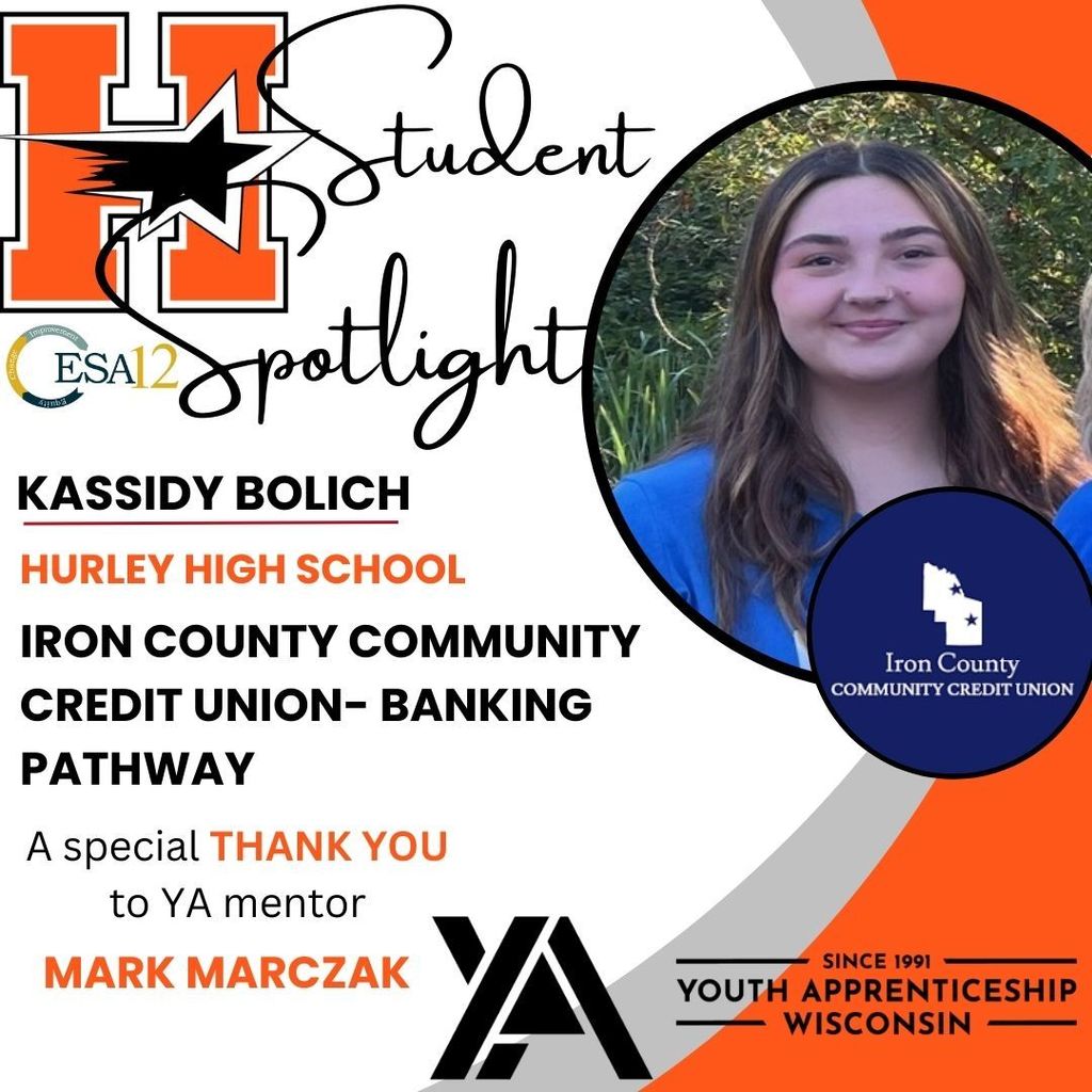 Kassidy Bolick, Hurley, and Iron County Community Credit Union