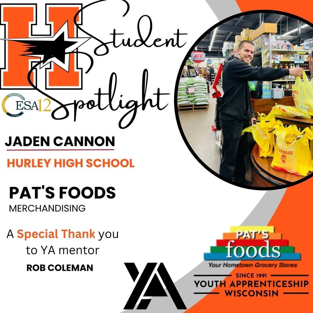 Jaden Cannon, Hurley, Pat's Foods