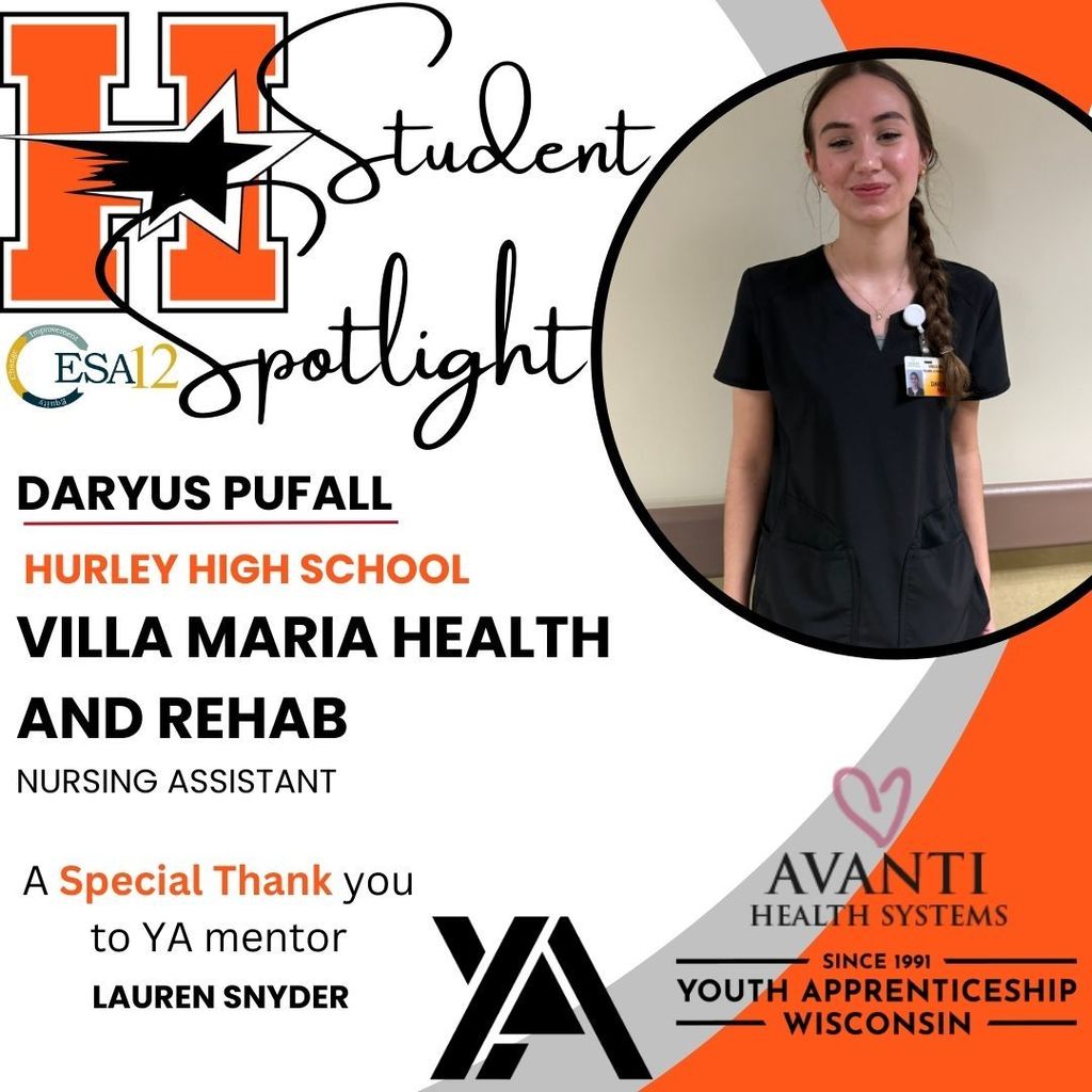 Daryus Pufall, Hurley, Villa Maria Health and rehab