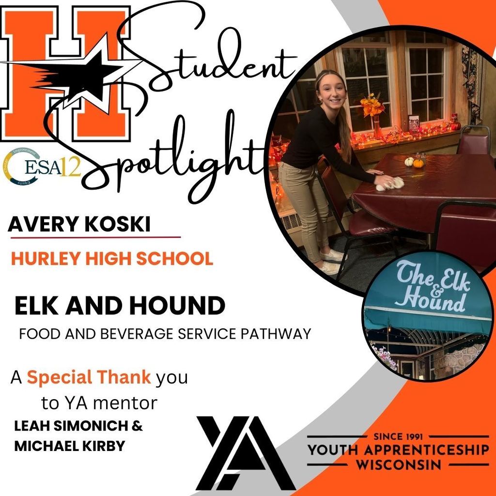 Avery Koski, Hurley, the Elk and hound