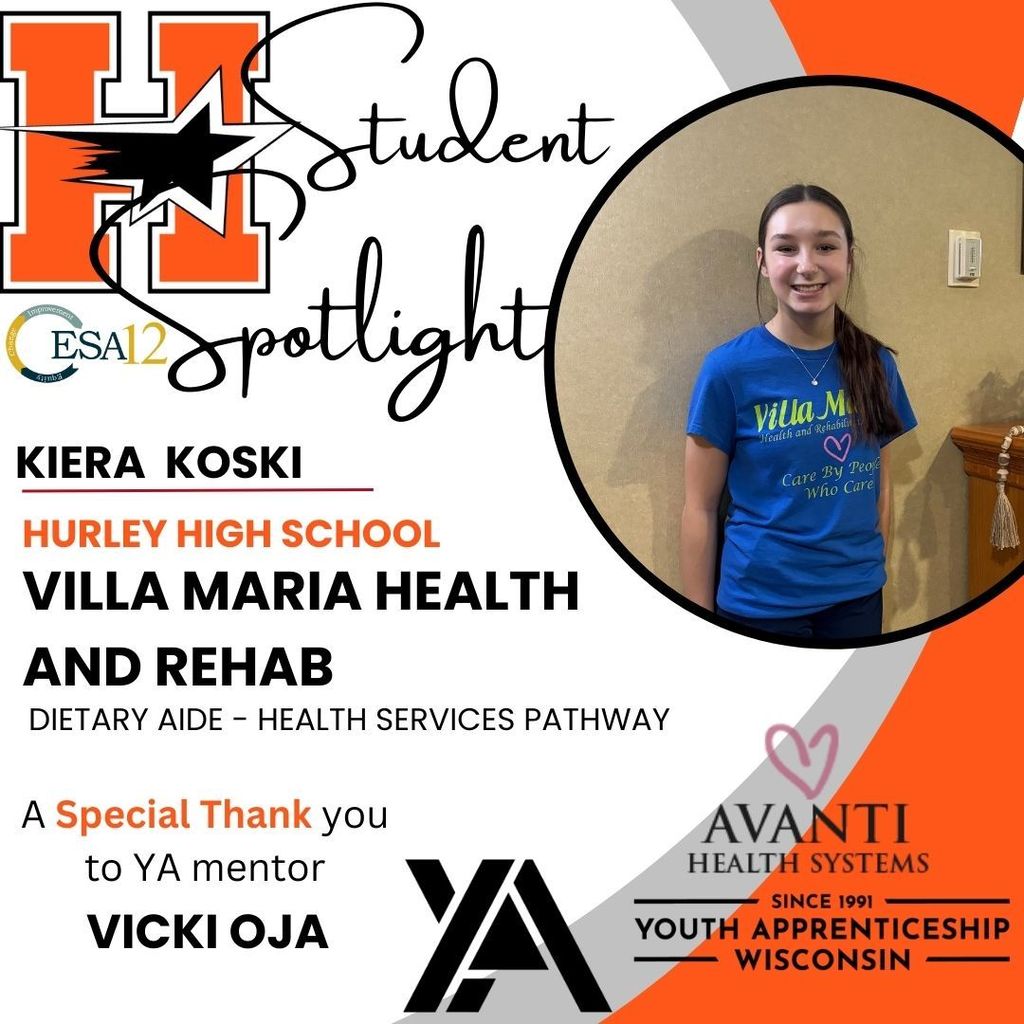 Kiera Koski, Hurley, Villa Maria Health and rehab