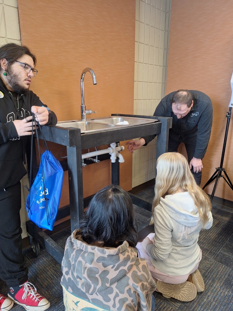 Students at the event