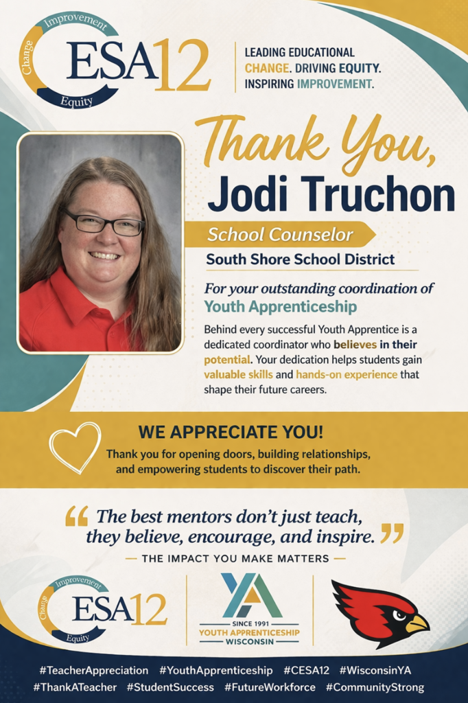 Jodi Truchon appreciation flyer