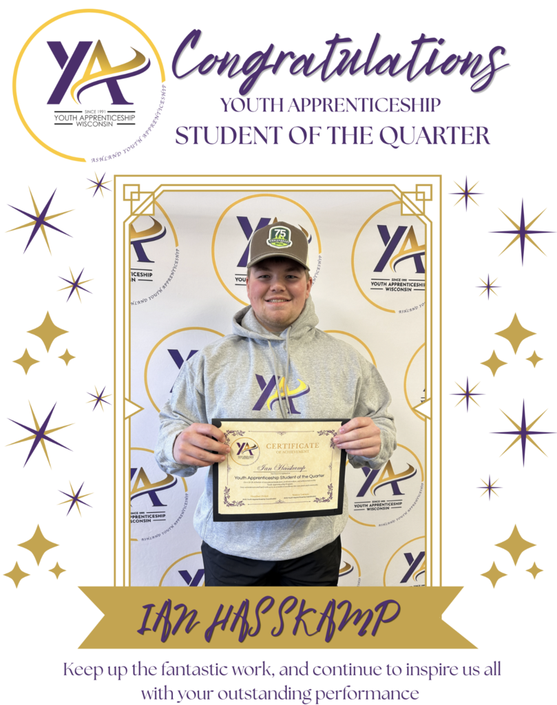 congratulations Ian Hasskamp