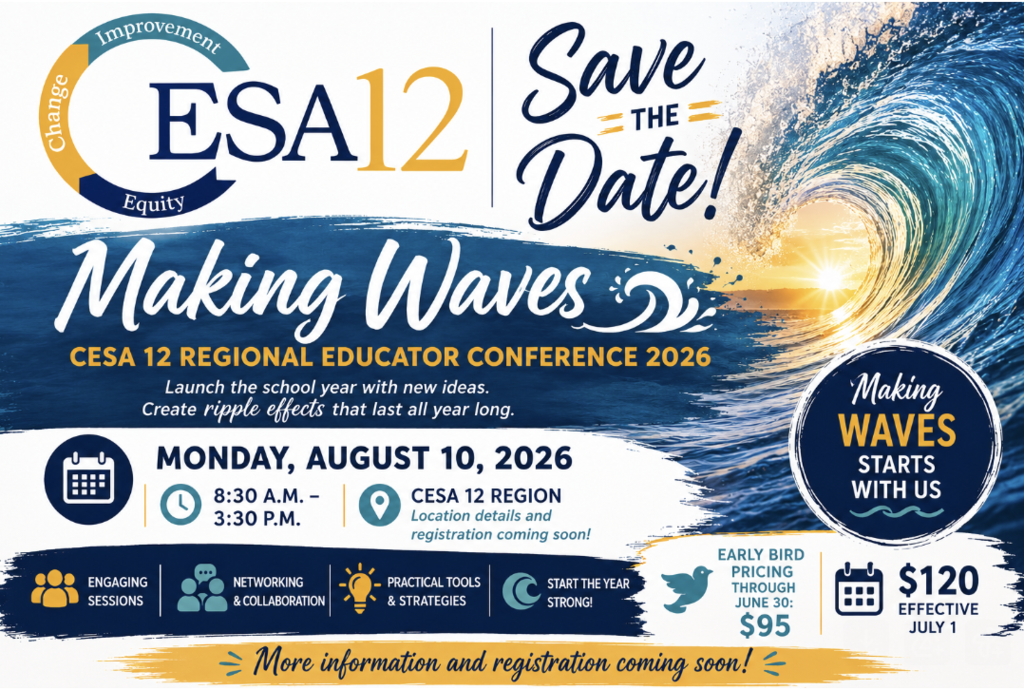 Making Waves educator conference, Aug. 10. $95 Earlybird, $120 july 1st.