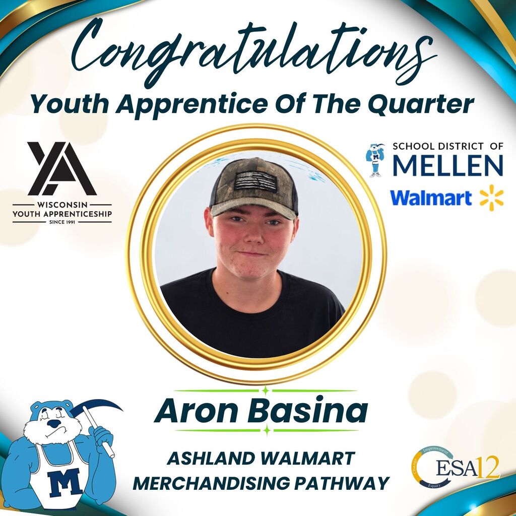 Mellen Youth Apprentice of the Quarter