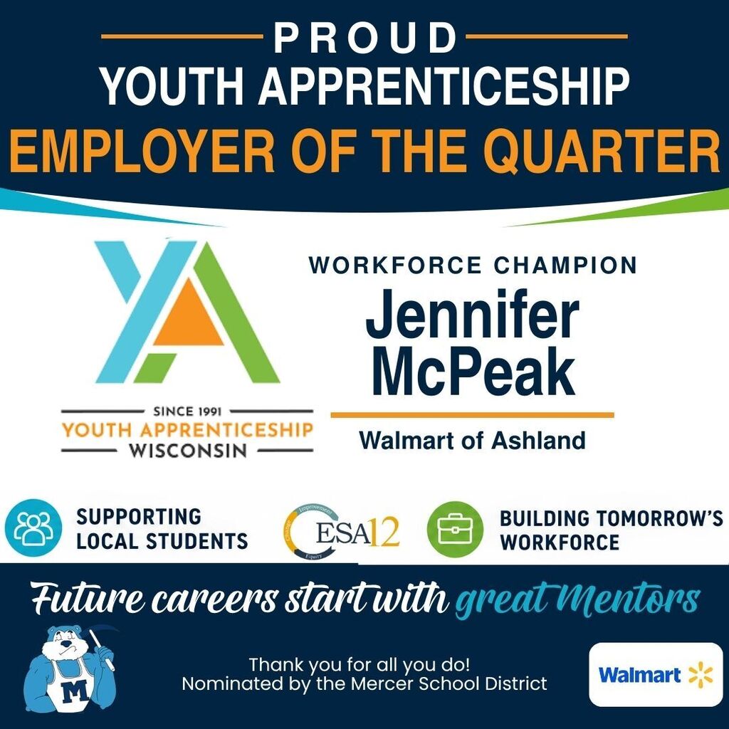 Jennifer McPeak Walmart Employer and Mentor of the Quarter