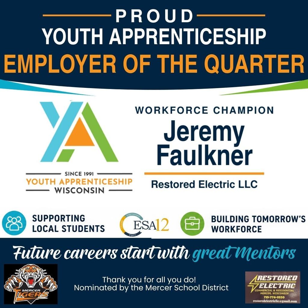 Congratulations to Jeremy Faulkner Mentor of the Quarter!