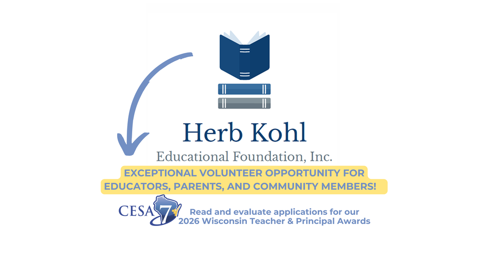 Heb Kohl Educactional Foundation, Inc. logo and CESA 7 logo