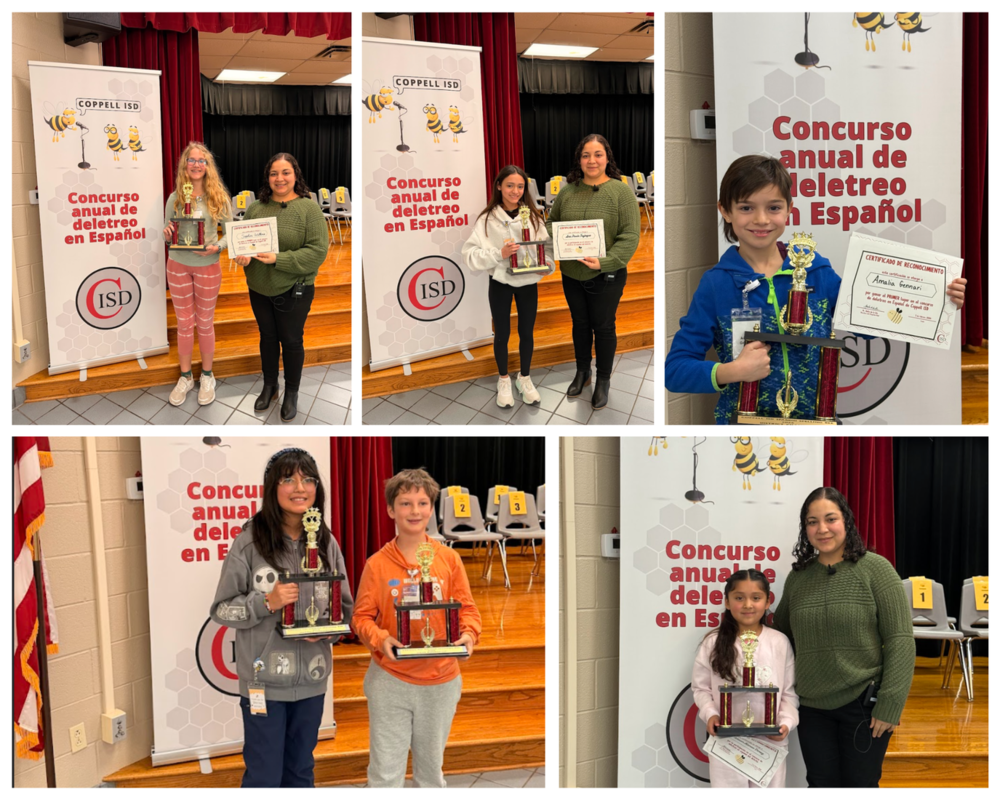 Photos of Spanish Spelling Bee Winners