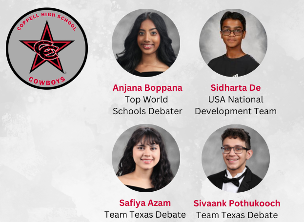 Debate collage of student photos