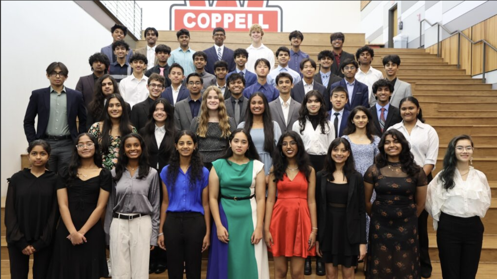 Group photo of National Merit Semifinalists