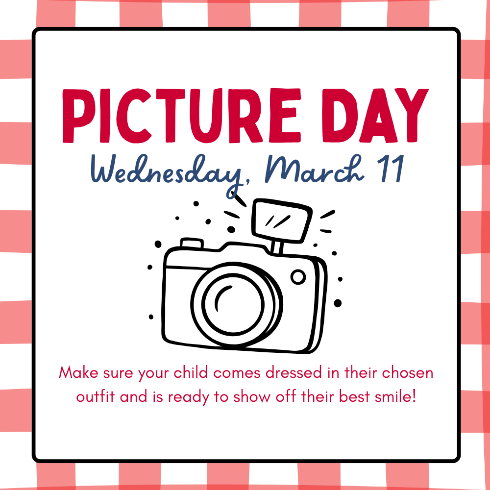 Picture day Wednesday March 11th