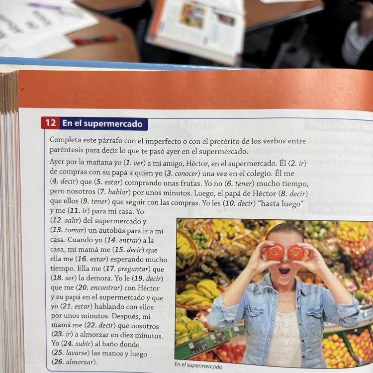 Learners working in Spanish 2