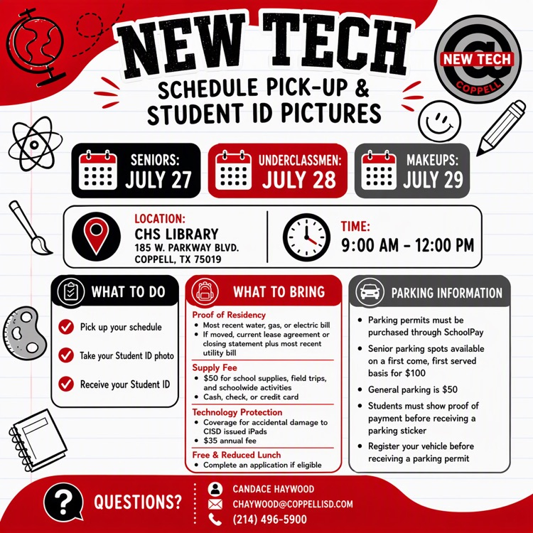 poster about schedule pickup