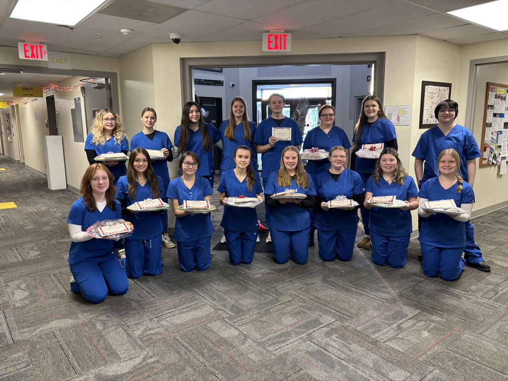Back row L-R: Aubrey Haanpaa, Tori Ahola, Dayonna Picard, Stella Makela-Sweeney, Ivan Johnston, Laci Numinen, Lindsay Biekkola, and Kiera Bellaire.  Front row L-R: Kaylee Ollila, Tessa Thor, Izabella Grafton, Mea Lanczy, McKayla Kemppainen, Aaliyah Dantes, Karli Clisch, and Gavriella Aleo