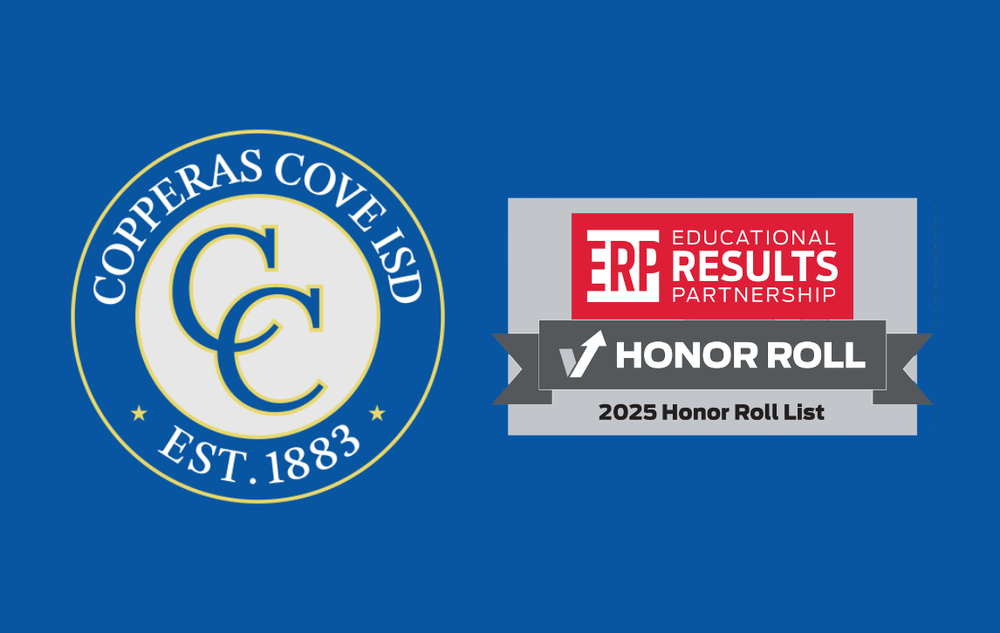 Graphic with CCISD logo, Educational Results Partnership Honor Roll 2025 Honor Roll List