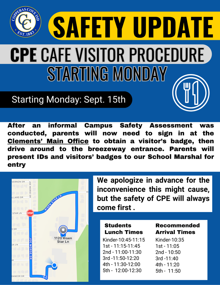 Safety Update  Thumbnail - Text is in Article Below