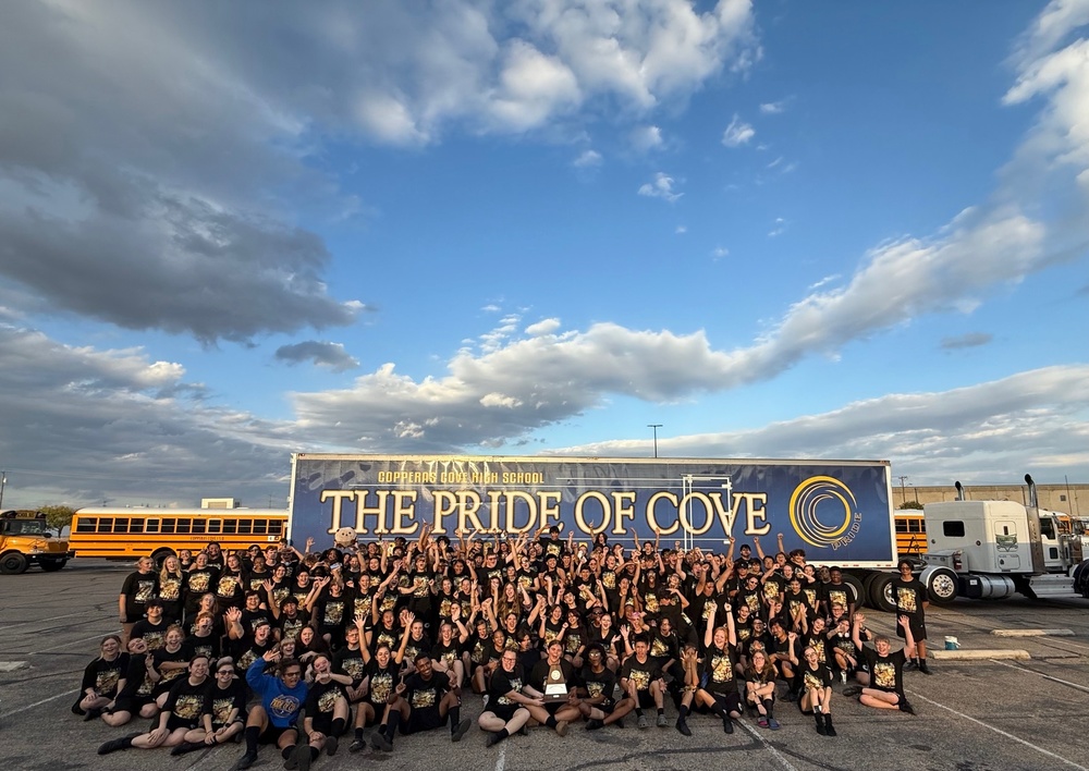 Image shows the Pride of Cove Band.