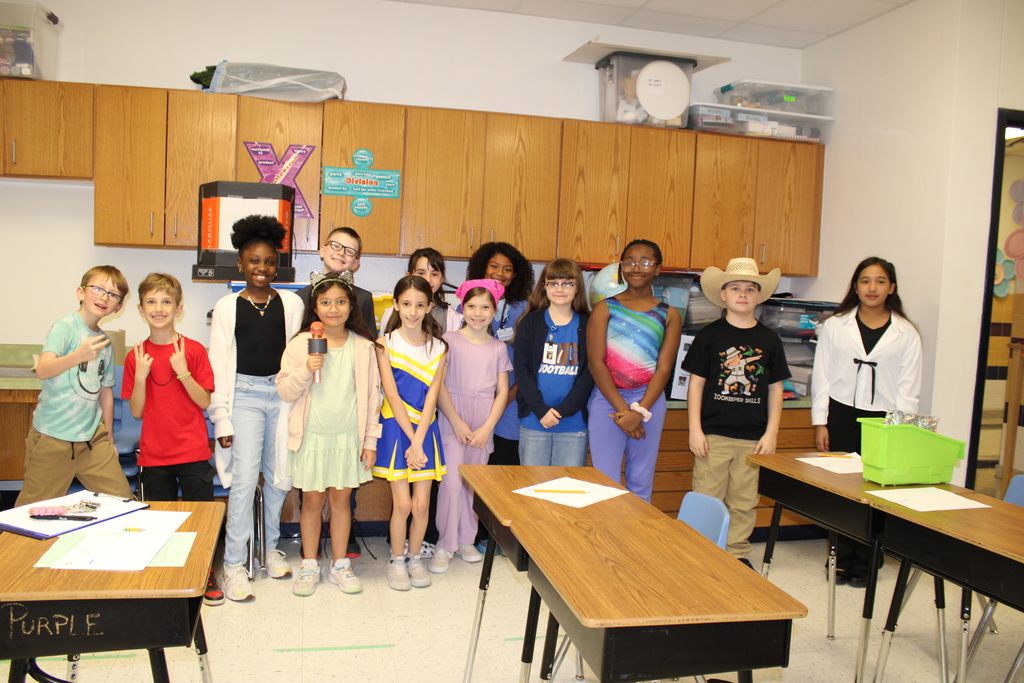Students dressed as their dream careers. 