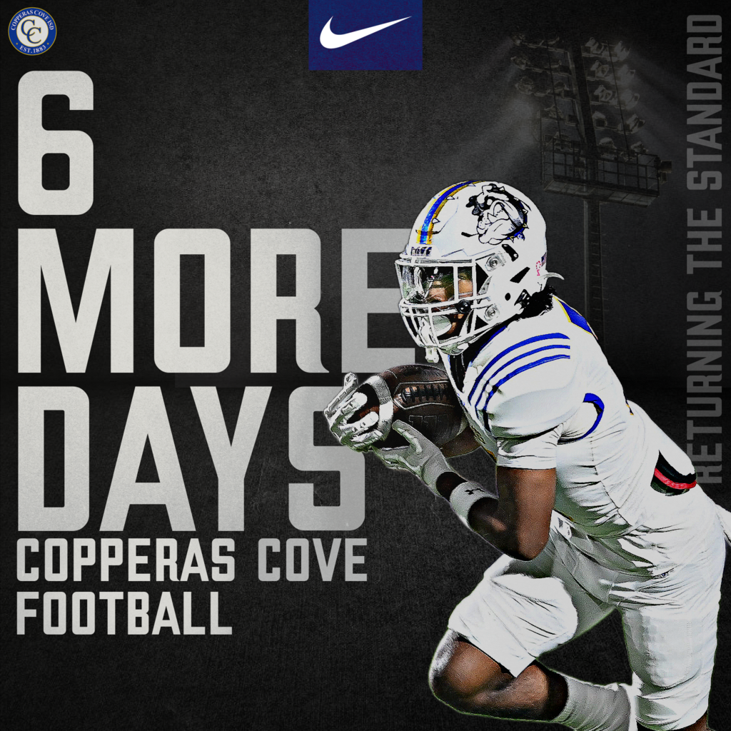 6 more days copperas cove football