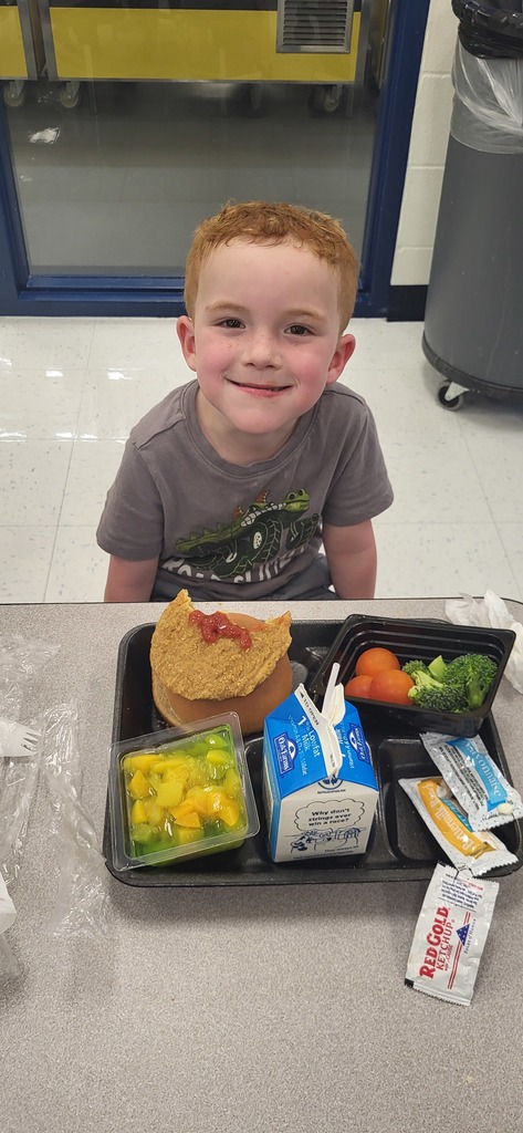 Eating lunch