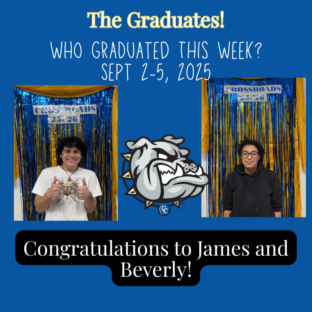 Pictures of Students of Month with logo