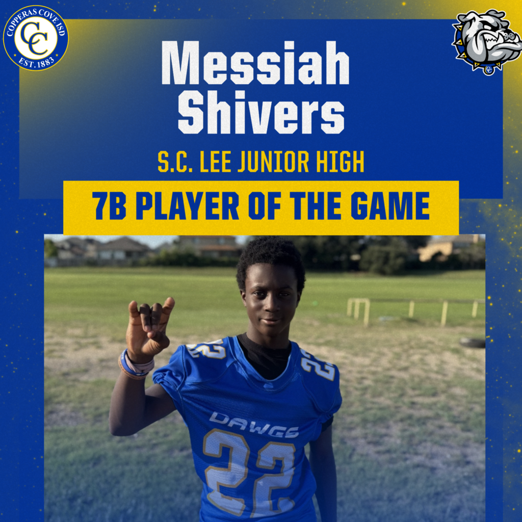 messiah shivers 7b player of the game
