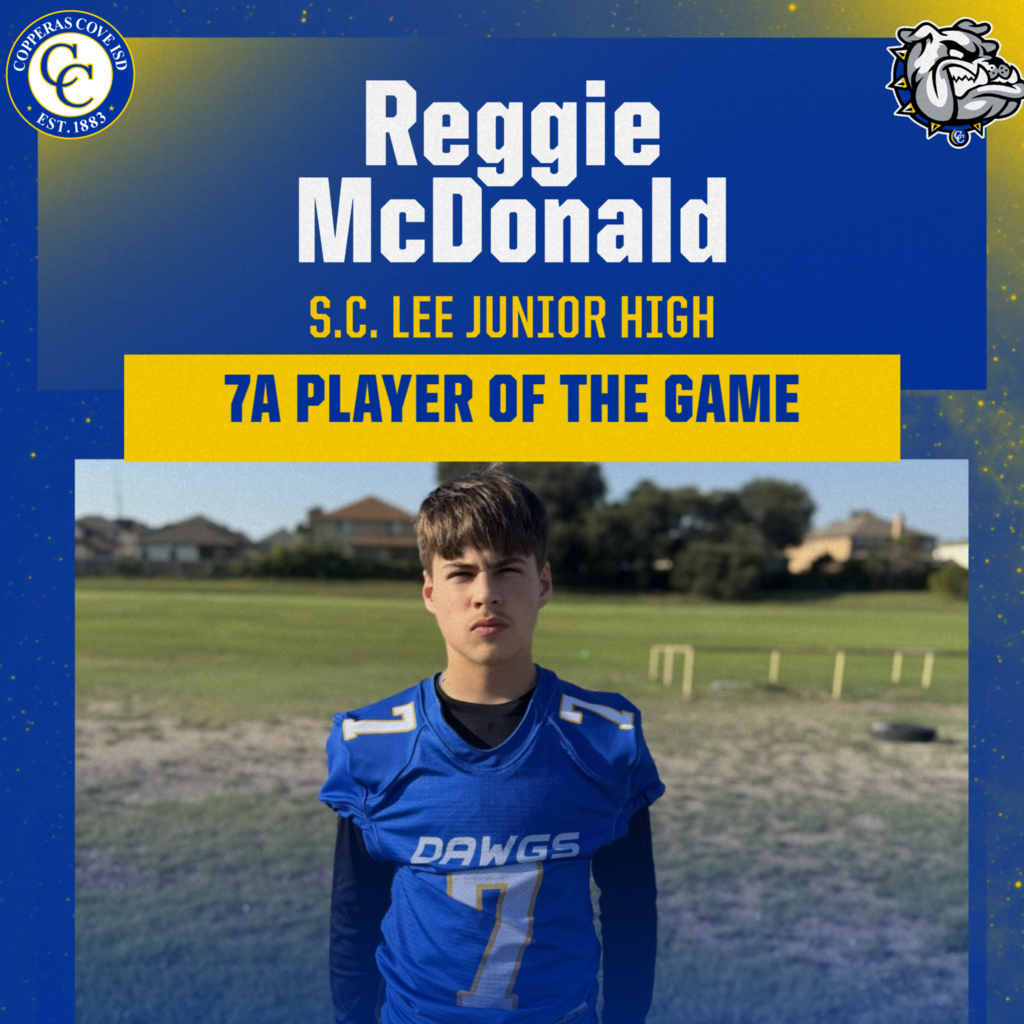 reggie mcdonald 7a player of the game