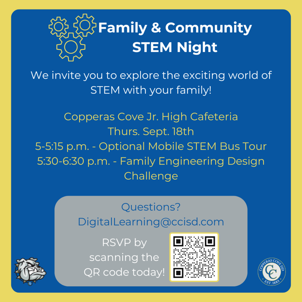 Graphic with CCISD logo. Text in post.